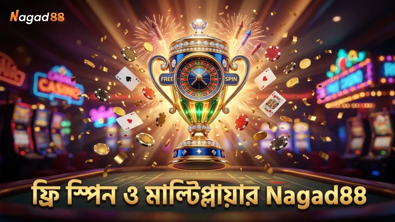 ফ্রি স্পিন ও মাল্টিপ্লায়ার বৃদ্ধি Nagad88-এ পরীক্ষা করা হয়েছে