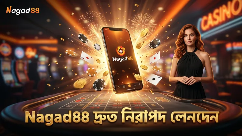 Nagad88 প্ল্যাটফর্মে দ্রুত ও নিরাপদ লেনদেন নিশ্চিত।