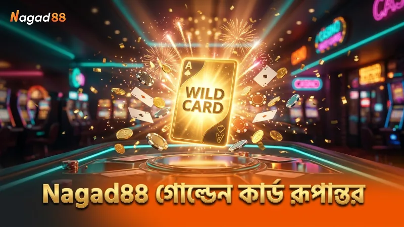 মেগা এসের গোল্ডেন কার্ড রূপান্তর হার Nagad88 দ্বারা নিশ্চিত।