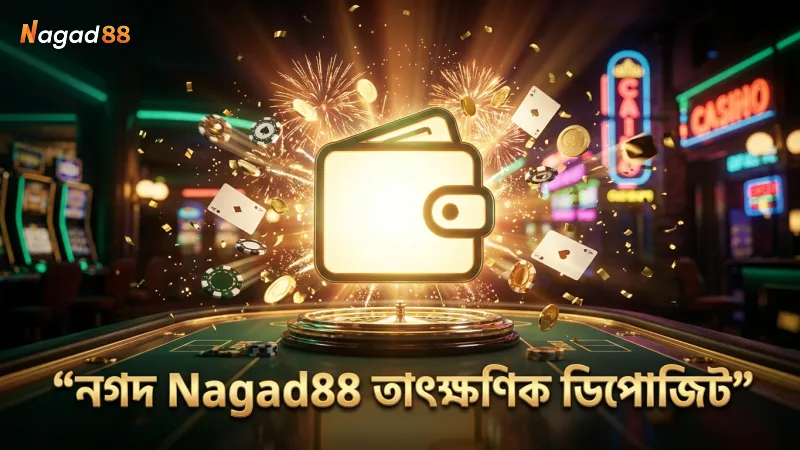 নগদ ব্যবহার করে Nagad88 ডিপোজিটে তাত্ক্ষণিক অ্যাকাউন্ট আপডেট হয়।
