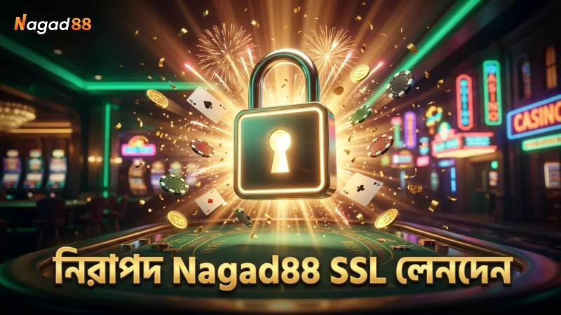 নিরাপদ SSL লেনদেন Nagad88 ডিপোজিটে বিশ্বাসযোগ্যতা বাড়ায়।
