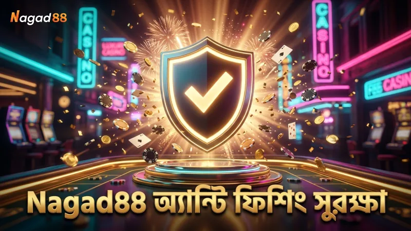 নিরাপদ লগইন সেশন নিশ্চিত করতে Nagad88 এর অ্যান্টি-ফিশিং সিস্টেম।