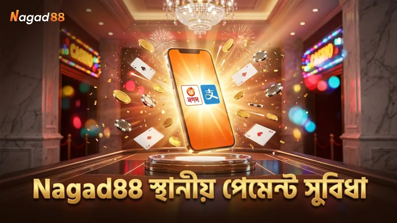 স্থানীয় পেমেন্ট সুবিধায় Nagad88 দিয়ে সহজ বেটিং ও উত্তোলন